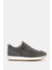 Troy Unisex Koyu Gri Gerçek Süet Deri Sneaker 1