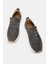Troy Unisex Koyu Gri Gerçek Süet Deri Sneaker 2