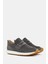 Troy Unisex Koyu Gri Gerçek Süet Deri Sneaker 3