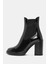 Beety Kadın Siyah Gerçek Deri Kalın Yüksek Topuklu Chelsea Bot 3