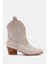 Tepic Kadın Bej Western PU Bot 1