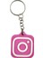 Nfc Anahtarlık - Instagram Anahtarlık Pembe (Küçük Boy 3 Cm) 1