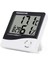 Ev Ofis Oda Için Masaüstü Dijital Göstergeli Termometre Nem ve Isı Ölçer Saat Thermometer Hygrometer 10