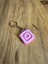 Nfc Anahtarlık - Instagram Anahtarlık Pembe (Büyük Boy 4,5 Cm) 2