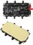 Pwm ve Argb Denetleyici Hub 8 Port 12V 4pin Fan ve 5V 3pin Kumandalı Rgb Adaptörü 5