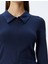 Yeni Sezon Polo Yaka Fermuarlı Dikiş Detaylı Slim Fit Uzun Kollu Tişört 5