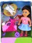 Lovely Mini Bebek Pembe Sepetli Evcil Hayvanlı Oyun Seti 2