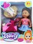 Lovely Mini Bebek Pembe Sepetli Evcil Hayvanlı Oyun Seti 3