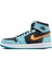 Air Jordan 1 Zoom Air Cmft 2 Leather Unisex Sneaker Hakiki Deri Unisex Günlük Spor Ayakkabı Mavi 1