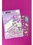 1713 3D Sticker Kütüphane Temalı Mor 2