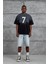 Siyah 7 Numara Oversize Tshirt 1