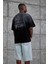Siyah 7 Numara Oversize Tshirt 3