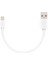 4663 USB Lightning Kısa Data Şarj Kablosu 20 cm ( iphone Için) 1