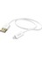 173640 Altın Uçlu 1.5m Lightning USB Kablo, Beyaz 1
