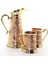 Pirinç 2 Bardaklı Sürahi Seti 26-12 cm 1