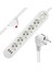 Korumalı Priz, 5'li Çoklu Priz, 3 Usb, 1.5 mt Kablo, Anahtarlı Grup Priz, USB Li Priz, Isıya Dayanıklı, 3000 Watt Gücünde 1