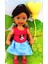 Cute Girl Sarı Balonlu Kumral Mini Bebek 3