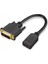 DVI -D 24+1 Erkek To Hdmı Dişi Çevirici Video Kablo 30 cm 1