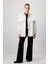 Çiçek Dantelli Gabardin Ceket 4