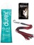 Play 50 ml Ekstra Hisset Uyarıcılı Jel + Kırmızı Püsküllü Deri Kırbaç + Ply Jel 1