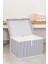 (3 Adet) Alas Çok Amaçlı Kapaklı Kutu Saklama Kutusu Mini Boy Tela 40*30*26 cm 2