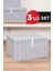 (3 Adet) Alas Çok Amaçlı Kutu Maxi Boy Tela 50*40*30 cm 1