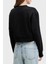 Pamuklu Relaxed Fit Bisiklet Yaka Crop Sweat LV047C911GUB1 Bayan Sweat LV047C911G Ub1 3