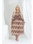 Bürümcük Elbise Belden Oturtma Lastikli Yazlık Desenli 2xl - 6xl 2