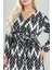Bürümcük Elbise Belden Oturtma Lastikli Yazlık Desenli 2xl - 6xl 2