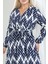 Bürümcük Elbise Belden Oturtma Lastikli Yazlık Desenli 2xl - 6xl 2