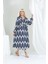 Bürümcük Elbise Belden Oturtma Lastikli Yazlık Desenli 2xl - 6xl 4