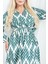 Bürümcük Elbise Belden Oturtma Lastikli Yazlık Desenli 2xl - 6xl 2