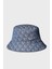 Jakarlı Logolu Bucket Şapka LV04K5059GZYX Bayan Şapka LV04K5059G Zyx 1