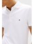 Logolu % 100 Pamuk Slim Fit Düğmeli Polo Yaka T Shirt Erkek Polo Yaka T Shirt MW0MW39348 Ybr 4