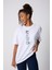 Balance Yazı Baskılı Oversize Pamuklu Kadın T-Shirt 2