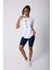 Balance Yazı Baskılı Oversize Pamuklu Kadın T-Shirt 4