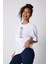Balance Yazı Baskılı Oversize Pamuklu Kadın T-Shirt 5