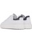 Erkek Beyaz Bağcıklı Kalın Tabanlı Deri Sneaker 25WFD640418 5