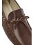 Erkek Kahverengi Deri Loafer 25SFD750018 9