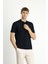 Polo Yaka Regular Fit Nakışlı Pamuklu Tişört 5