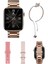 Yeni Nesil Kadın Akıllı Saat Rose Gold Android ve Ios Uyumlu 3