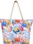 Kadın Plaj Çantası Denizaltı Canlıları Desenli Yumuşak Halat Saplı 4