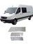 Mercedes Sprinter W906 Uyumlu 2006-2018 Krom Kapı Eşiği 3 Parça Paslanmaz Çelik 2
