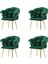 4 Adet Balon Gold Metal Iskelet Sandalye Babyface Kumaş 1