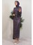 Sena Pullu Elbise Koyu Lila 1