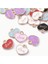 ( 20 x Adet) 1 Set Heart Love Takı Yapım Karışık Renk Bileklik & Küpe & Kolye Ucu 1