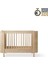 Wood Mini+ Beşik 74X126 cm (Oak) 3