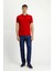 Polo Yaka Slim Fit Dar Kesim Nakışlı Süprem Pamuklu Tişört 2