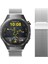 Huawei Watch Gt5 Pro 46MM Uyumlu Manyetik Milanese Loop Metal Kordon 3