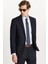 Erkek Slim Fit Mono Yaka Likralı Esnek Kumaş Lacivert Takım Elbise 5